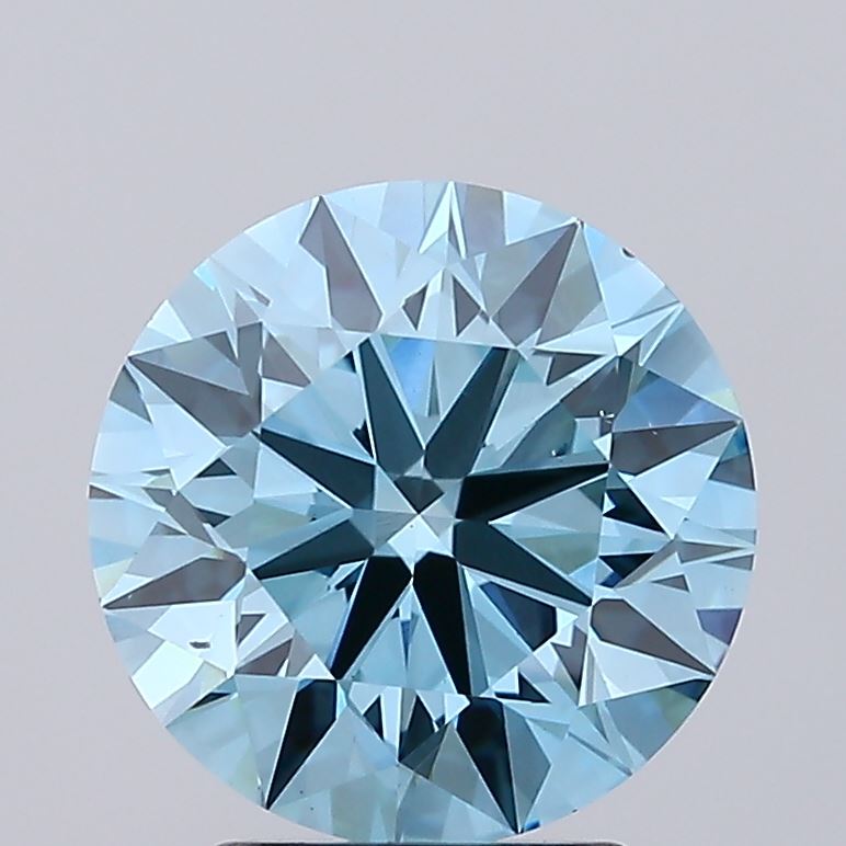 3.42ct Round Lab Grown diamond, stone 11614