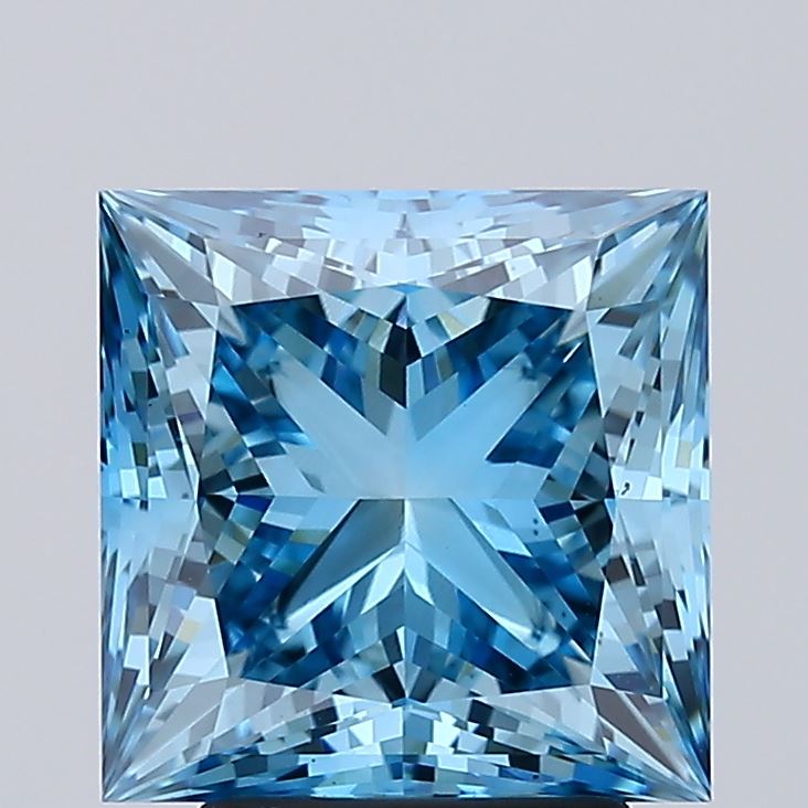 3.64ct Princess Lab Grown diamond, stone 13575