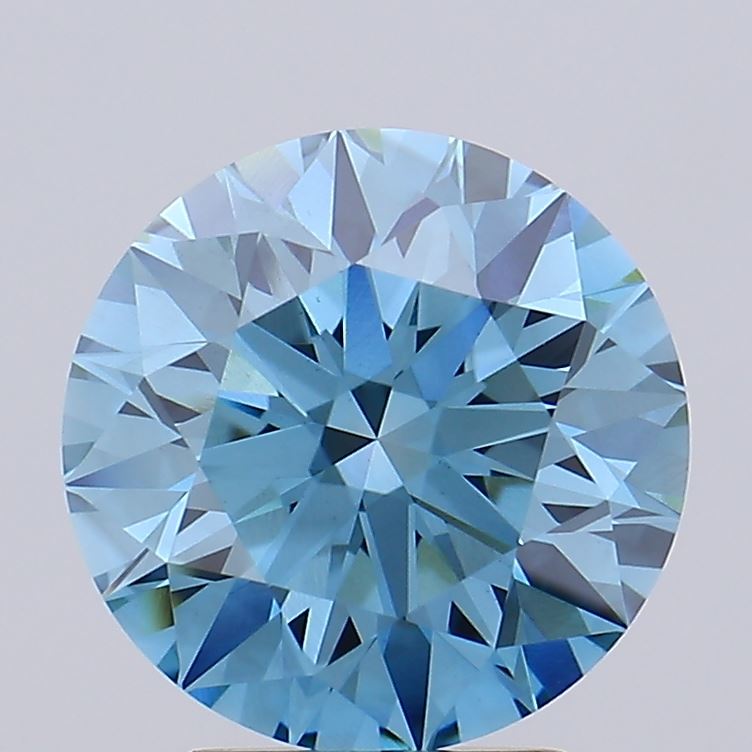 3.08ct Round Lab Grown diamond, stone 13636