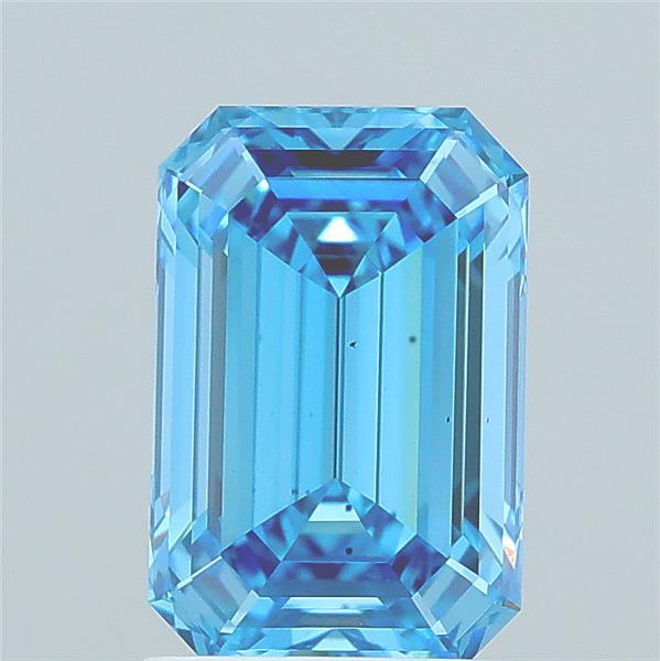 1.75ct Emerald Lab Grown diamond, stone 31528