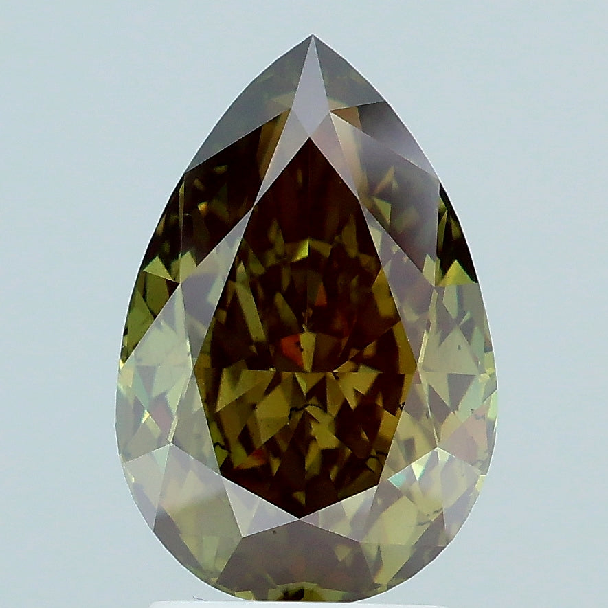 3.13ct Pear Lab Grown diamond, stone 32496
