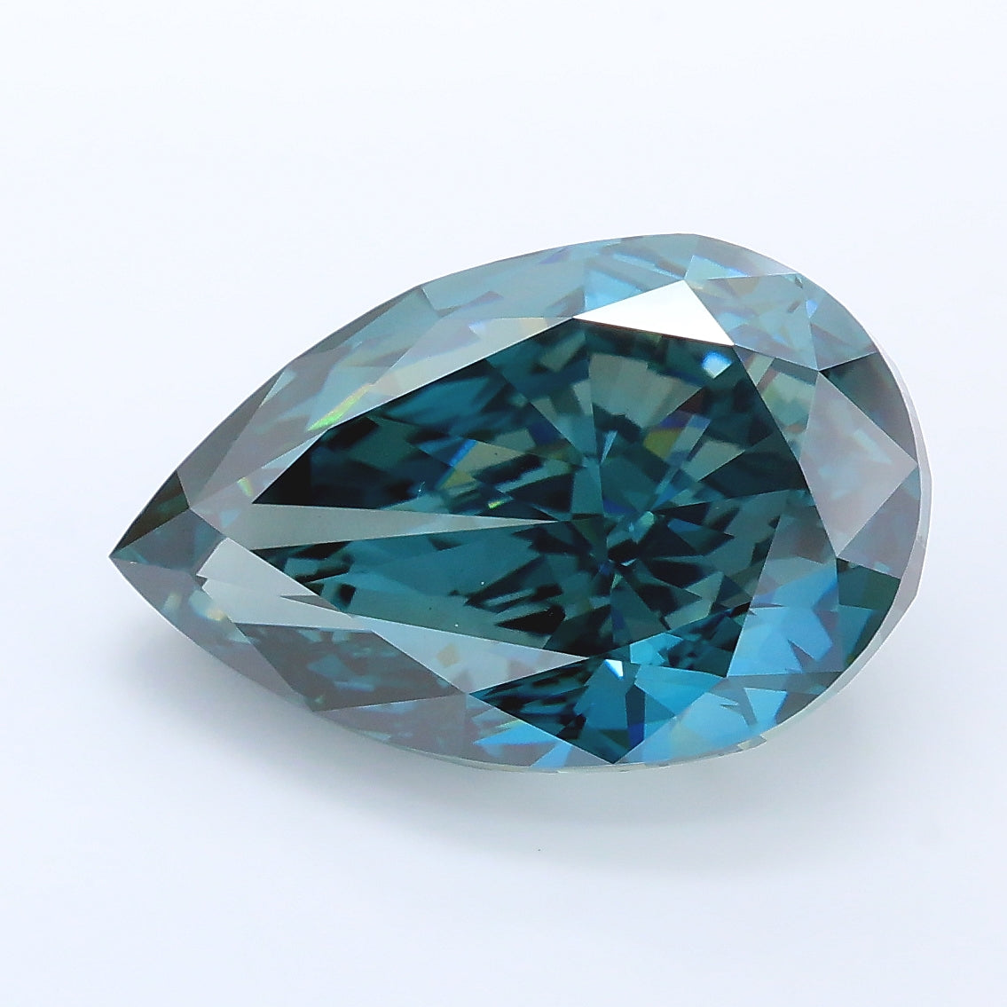6.72ct Pear Lab Grown diamond, stone 35068