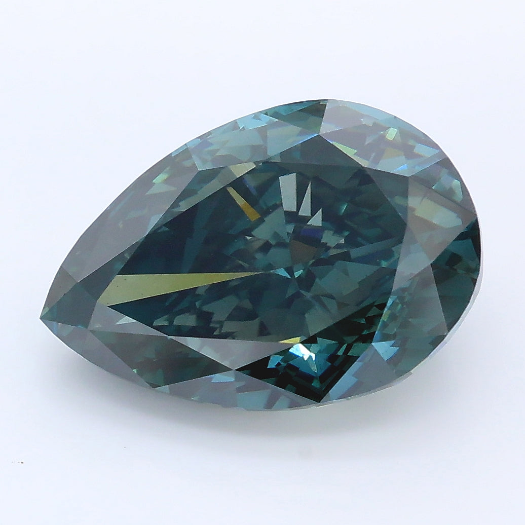 5.86ct Pear Lab Grown diamond, stone 35142