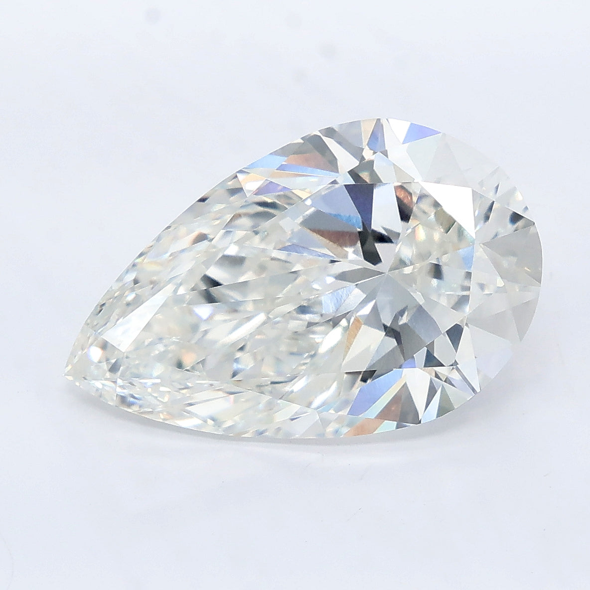 7.25ct Pear Lab Grown diamond, stone 36258