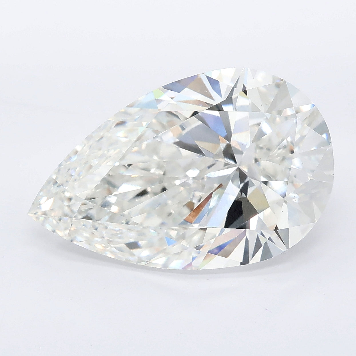 7.25ct Pear Lab Grown diamond, stone 36298
