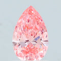 0.80ct Pear Lab Grown diamond, stone 37400