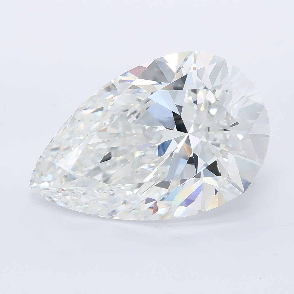 6.07ct Pear Lab Grown diamond, stone 38354