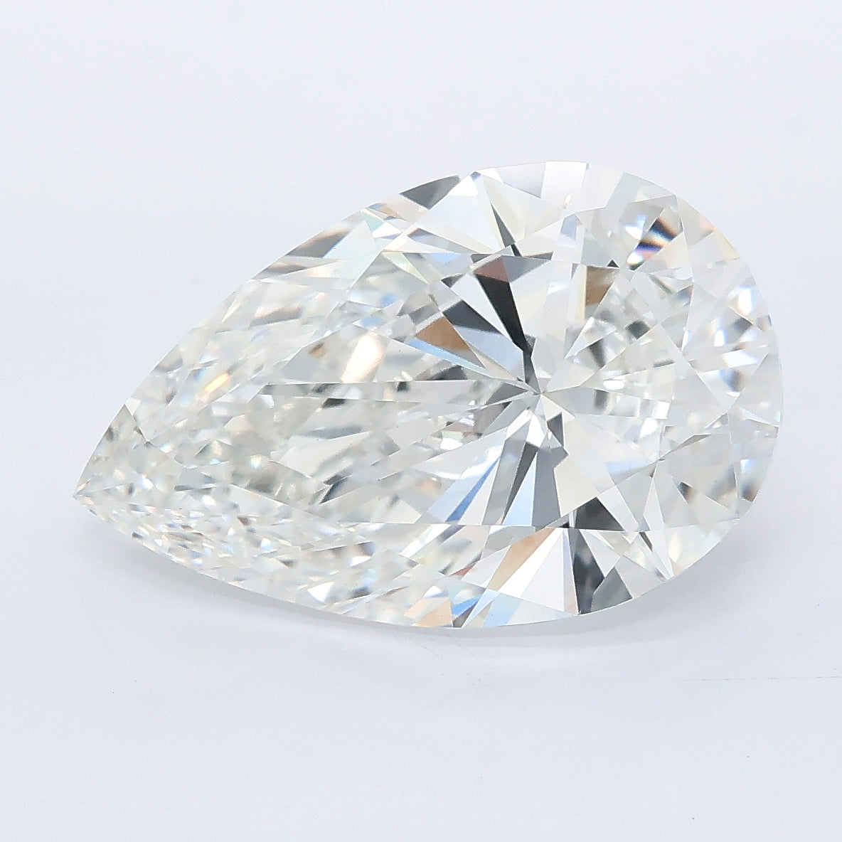 6.06ct Pear Lab Grown diamond, stone 38357