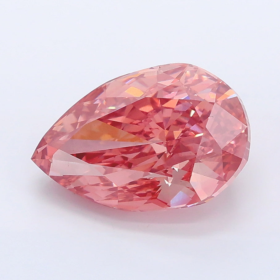 3.51ct Pear Lab Grown diamond, stone 38394