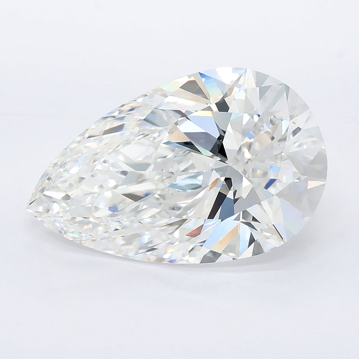 6.09ct Pear Lab Grown diamond, stone 38451