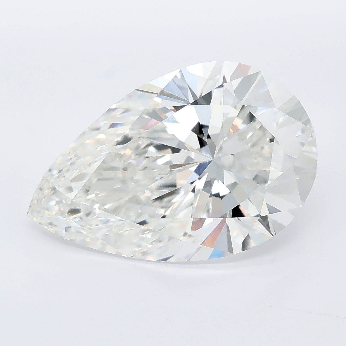 6.60ct Pear Lab Grown diamond, stone 38506