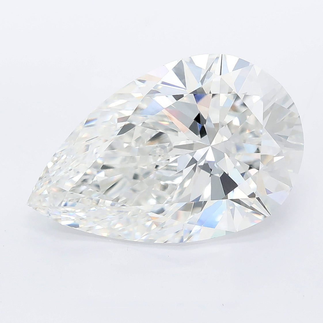 6.05ct Pear Lab Grown diamond, stone 38518