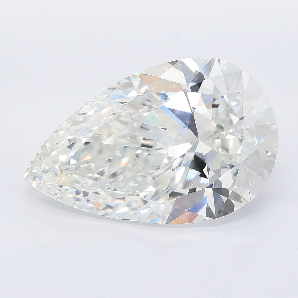 6.29ct Pear Lab Grown diamond, stone 38612