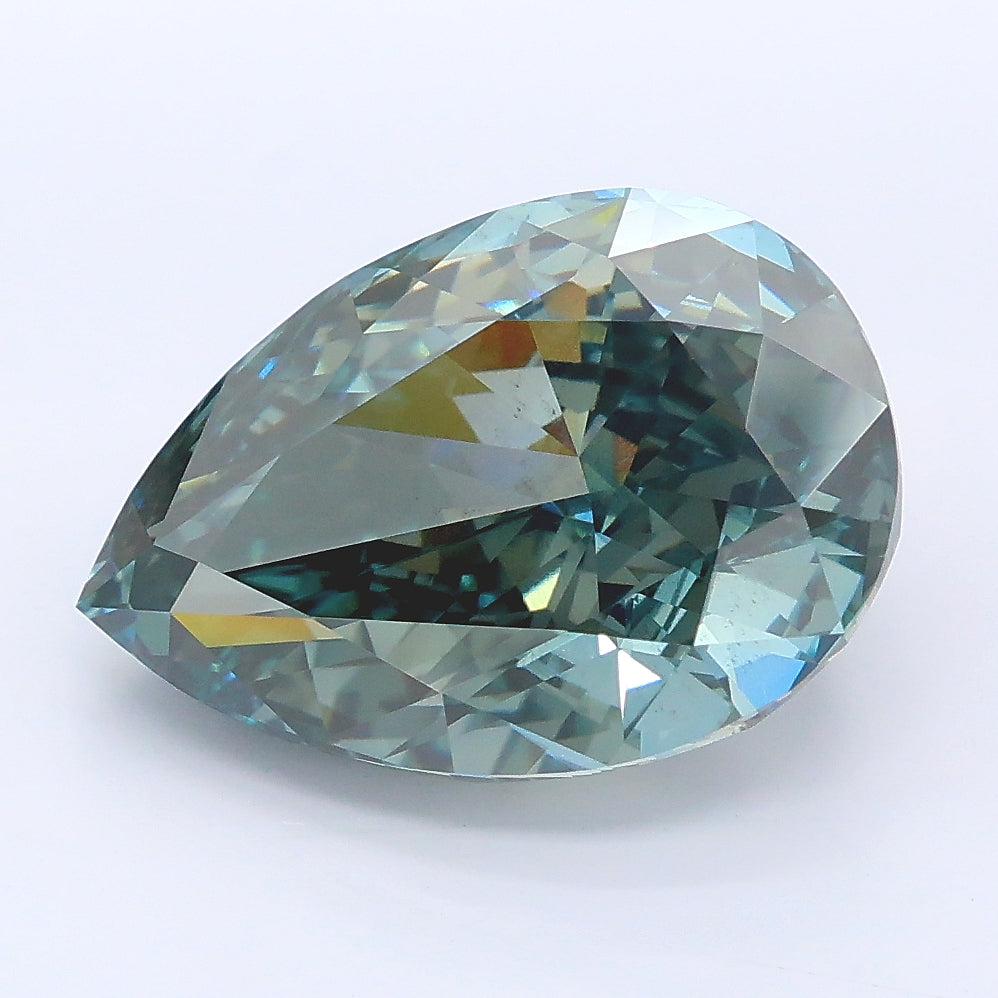 5.94ct Pear Lab Grown diamond, stone 38618
