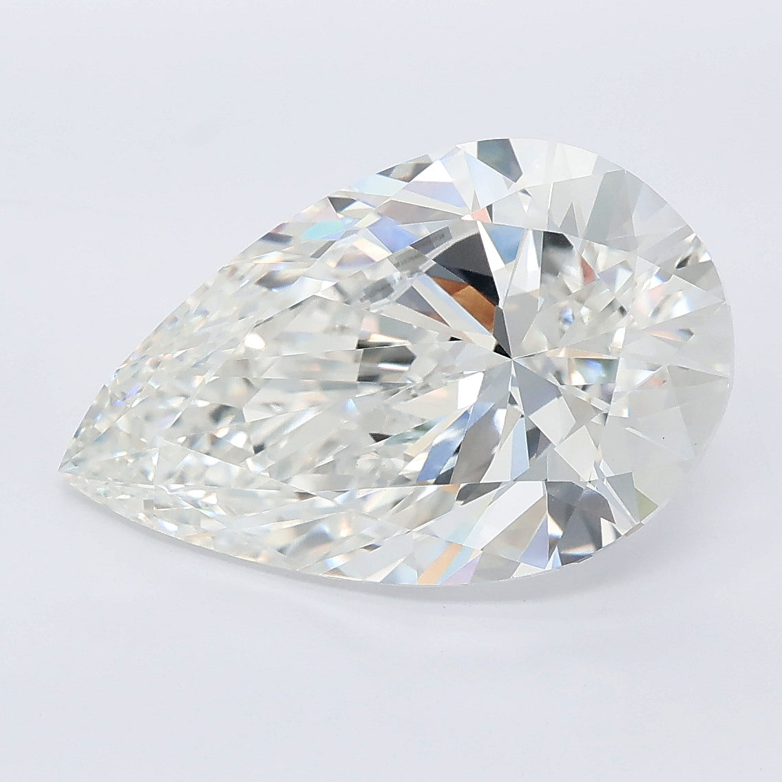 6.04ct Pear Lab Grown diamond, stone 38768
