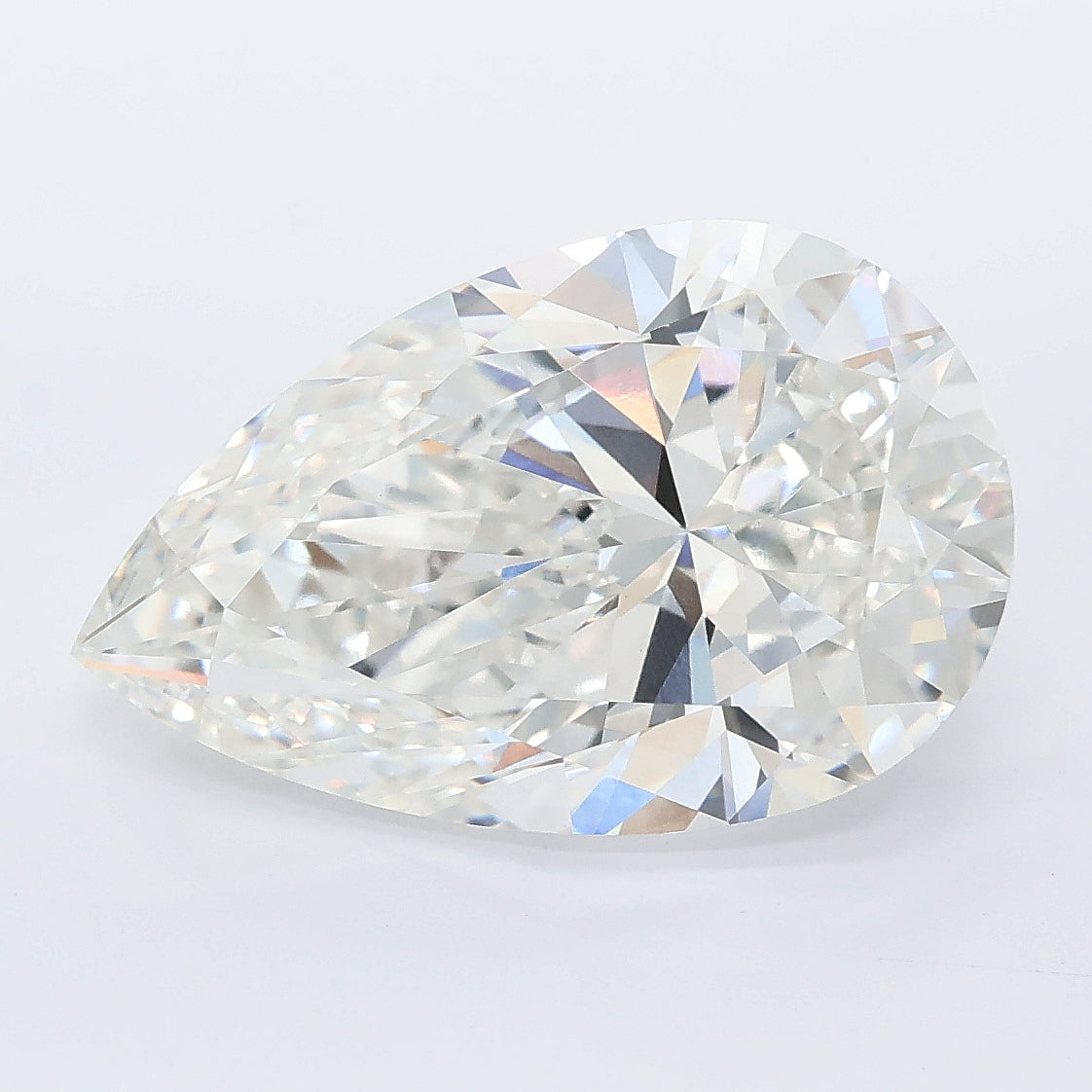 6.10ct Pear Lab Grown diamond, stone 38945