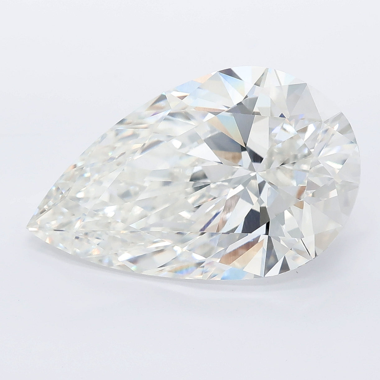 7.05ct Pear Lab Grown diamond, stone 39076