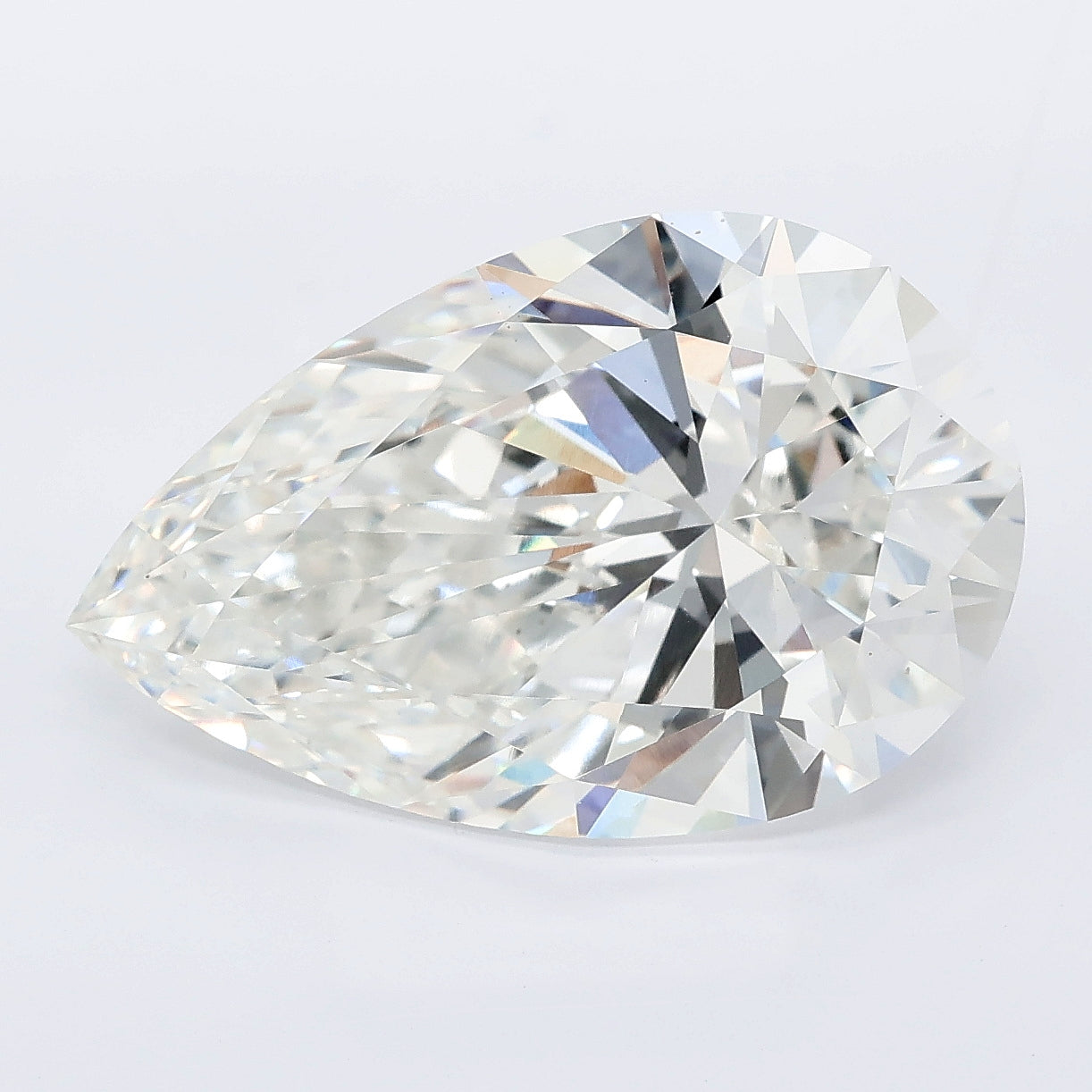 7.07ct Pear Lab Grown diamond, stone 39136
