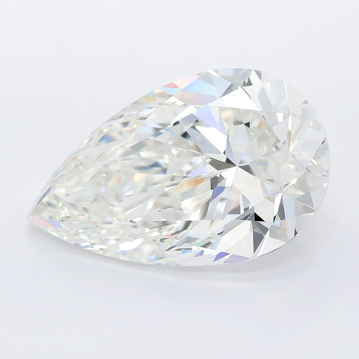 7.09ct Pear Lab Grown diamond, stone 39242