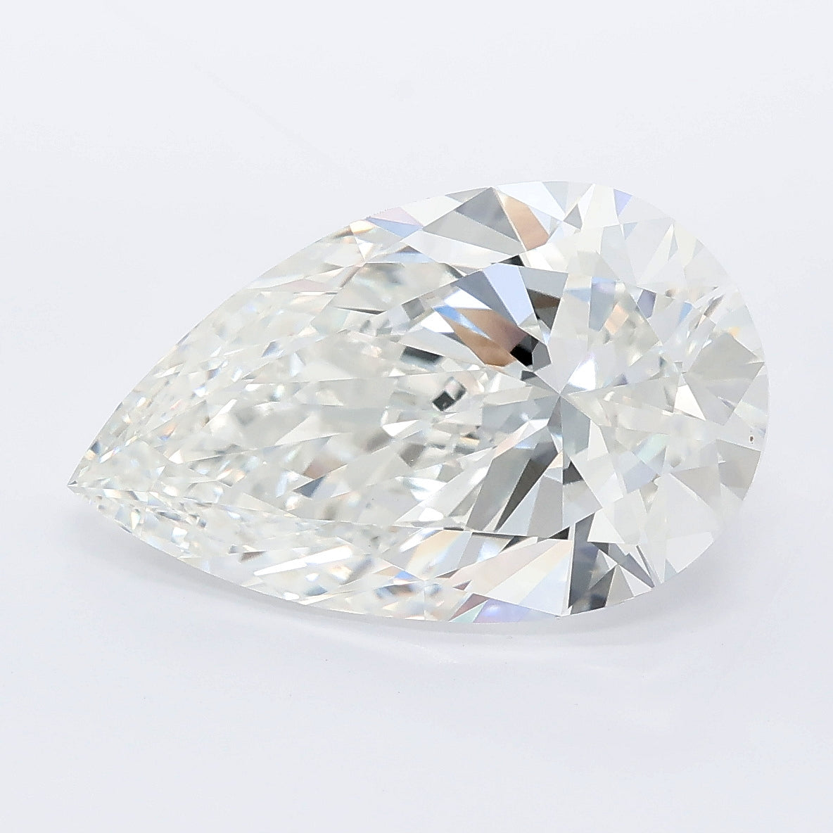 6.01ct Pear Lab Grown diamond, stone 39256