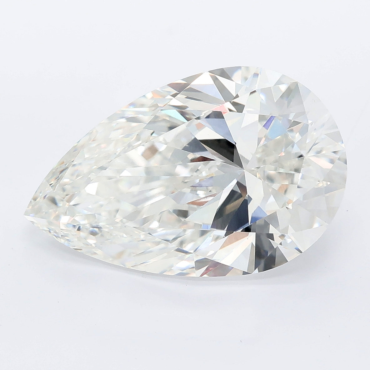 7.02ct Pear Lab Grown diamond, stone 39387