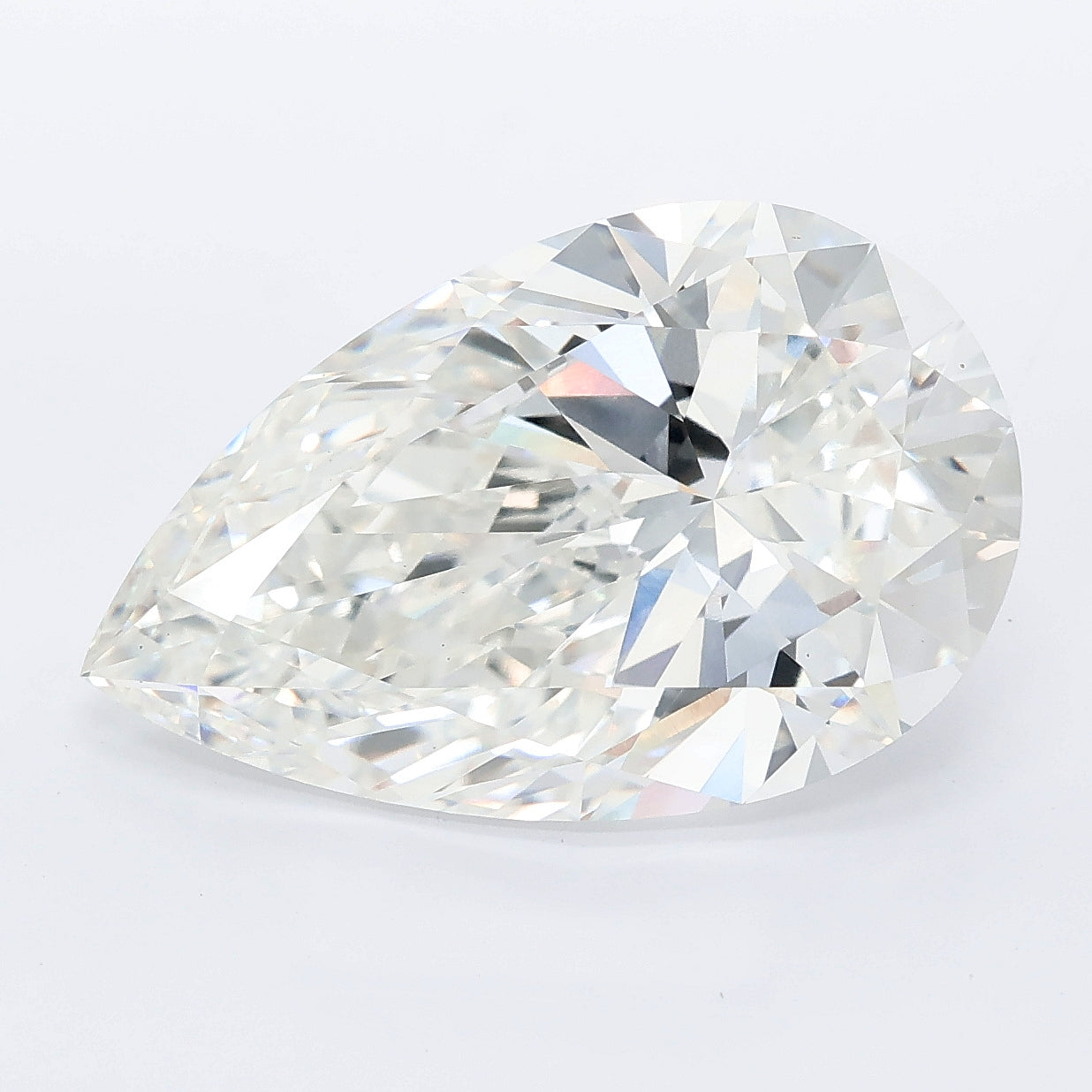 7.54ct Pear Lab Grown diamond, stone 39420