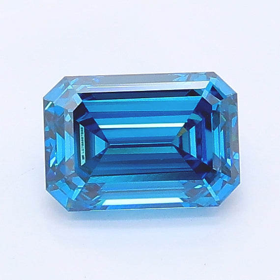 0.88ct Emerald Lab Grown diamond, stone 39788