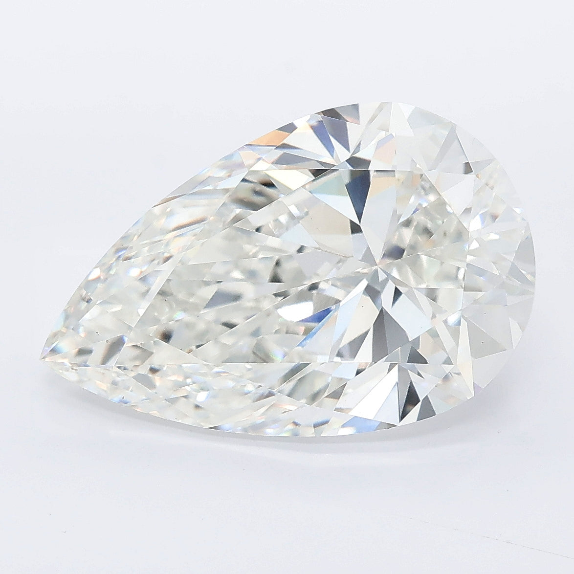 7.08ct Pear Lab Grown diamond, stone 39826