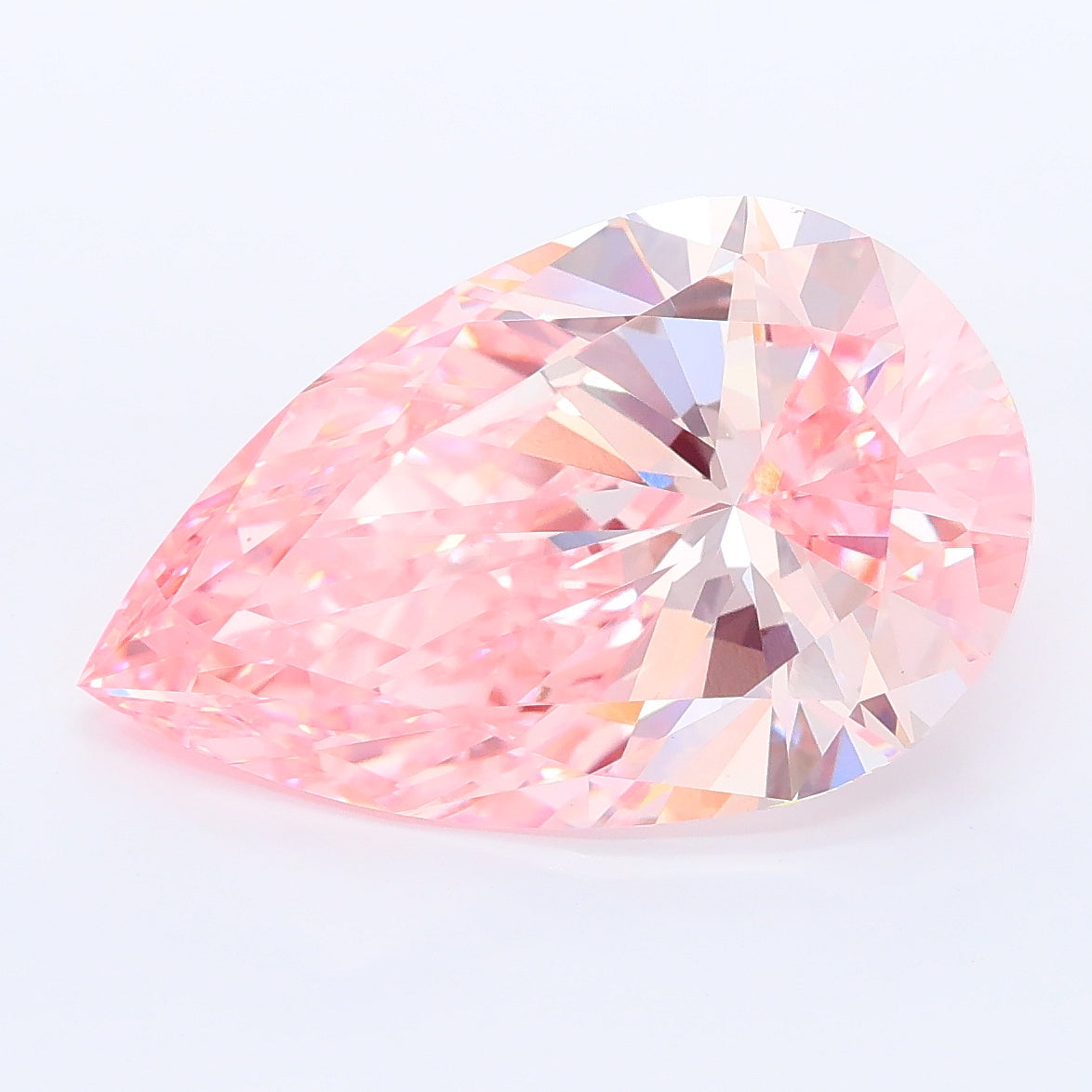 7.06ct Pear Lab Grown diamond, stone 40097