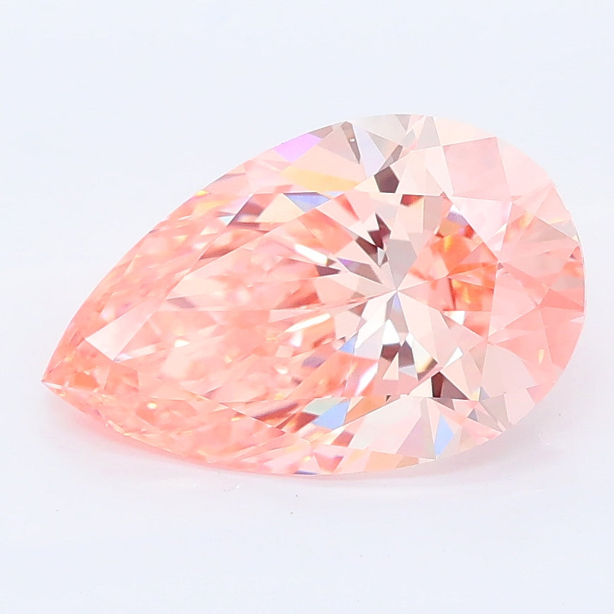 3.08ct Pear Lab Grown diamond, stone 40677