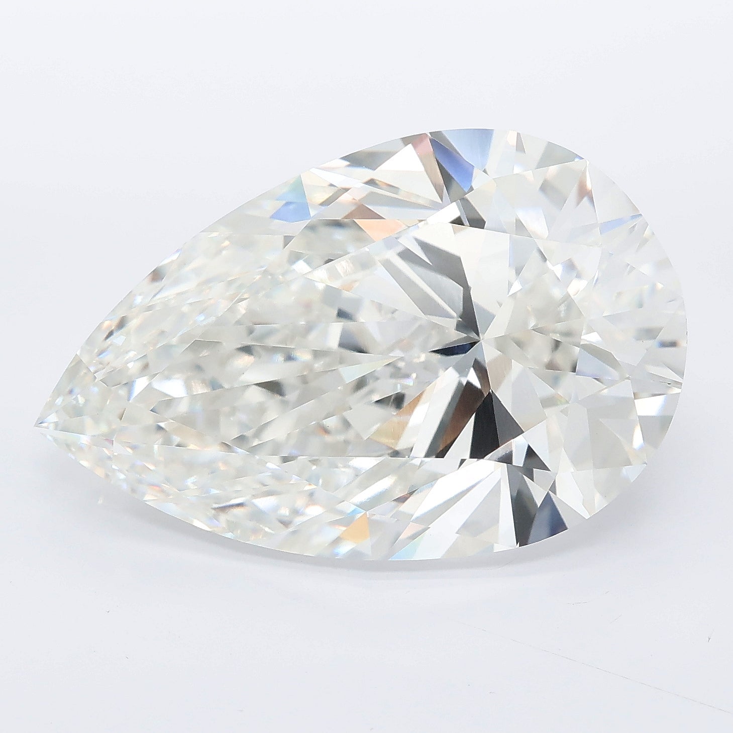 14.02ct Pear Lab Grown diamond, stone 40915