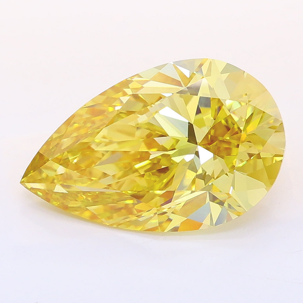 5.02ct Pear Lab Grown diamond, stone 41027