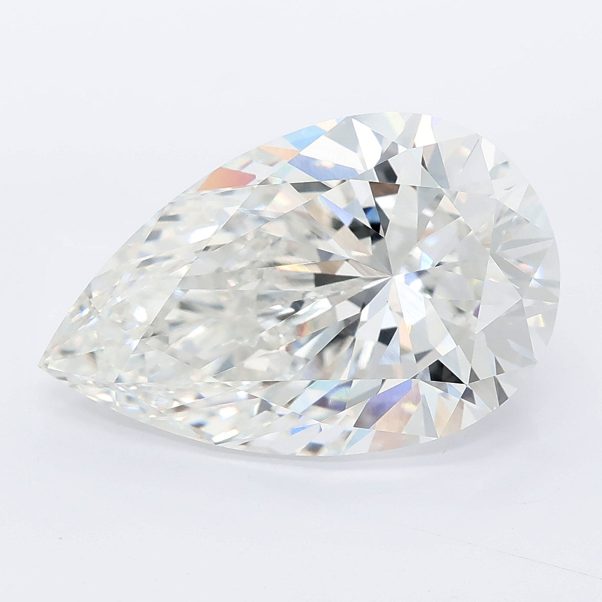 7.09ct Pear Lab Grown diamond, stone 41275