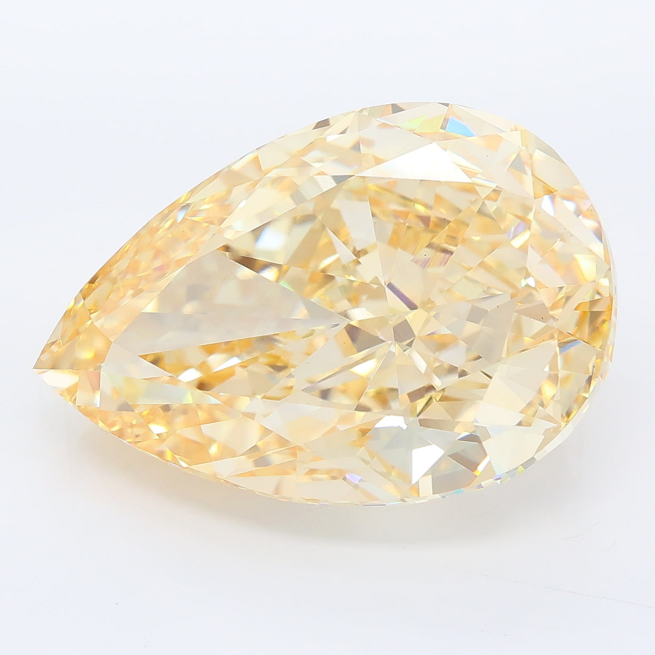 15.41ct Pear Lab Grown diamond, stone 42273
