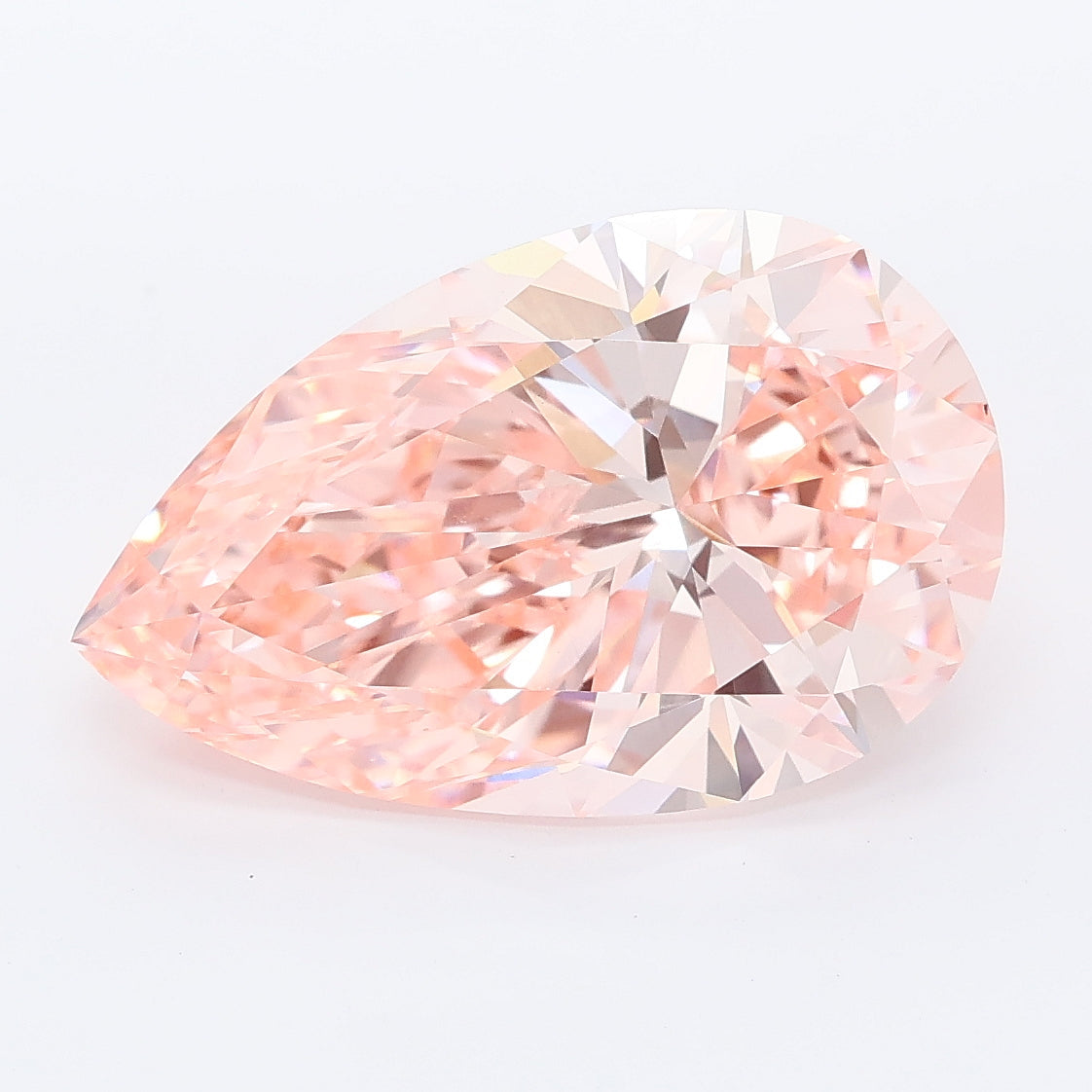 5.97ct Pear Lab Grown diamond, stone 43489