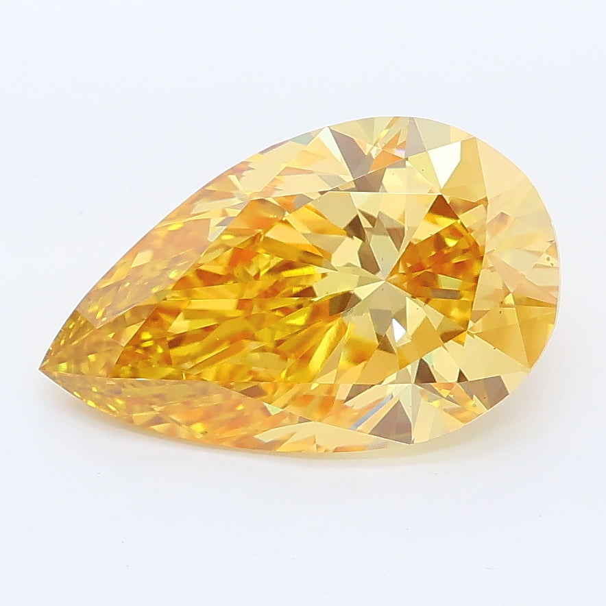 2.84ct Pear Lab Grown diamond, stone 43648